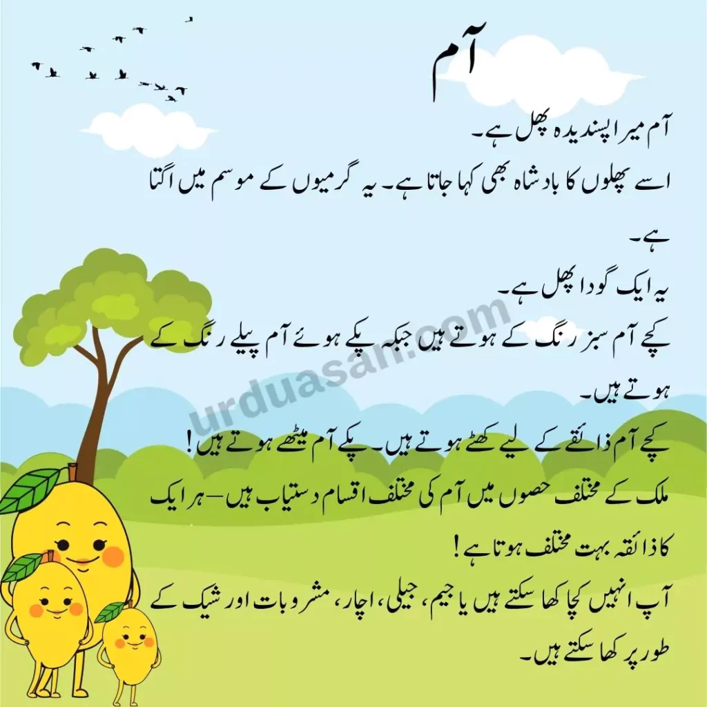 mango aam creative writing aam urdu creative writing 